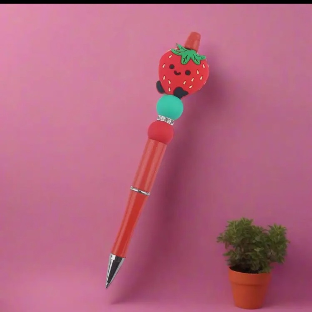 Strawberry silicone pen